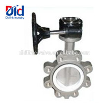 Solidwork Stainless Steel Motorized Viton Seat Wafer Full Lug Butterfly Valve Specification Sheet